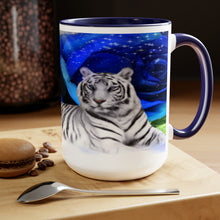Load image into Gallery viewer, Two-Tone Coffee Mugs, 15oz Tiger Rose