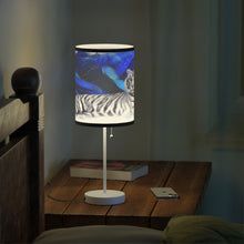 Load image into Gallery viewer, Lamp on a Stand Tiger Rose