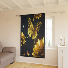 Load image into Gallery viewer, Window Curtains (1 Piece) Butterfly Rays