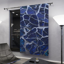 Load image into Gallery viewer, Window Curtains (1 Piece) Blue Mosaic
