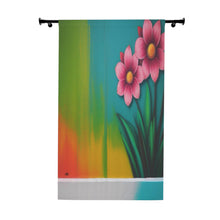 Load image into Gallery viewer, Window Curtains (1 Piece) Water Lily