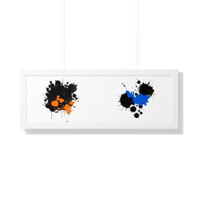 Load image into Gallery viewer, Framed Horizontal Poster Ink Blot #3