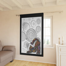 Load image into Gallery viewer, Window Curtains (1 Piece) Calico Cat