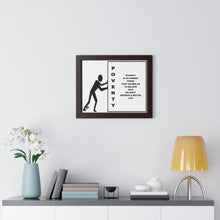 Load image into Gallery viewer, Framed Horizontal Poster. Break the Chains
