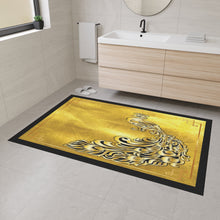Load image into Gallery viewer, Heavy Duty Floor Mat Golden Peacock