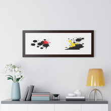 Load image into Gallery viewer, Framed Horizontal Poster Ink Blot #2
