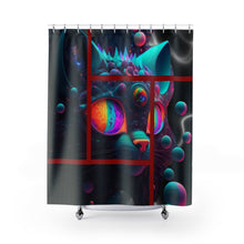 Load image into Gallery viewer, Shower Curtains/Cosmic Kitty