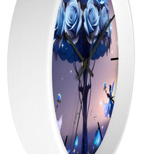 Load image into Gallery viewer, Woodden Frame Wall Clock/BlueRose