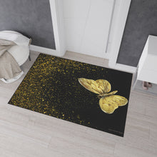 Load image into Gallery viewer, Heavy Duty Floor Mat Gold Butterfly