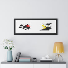 Load image into Gallery viewer, Framed Horizontal Poster Ink Blot #2