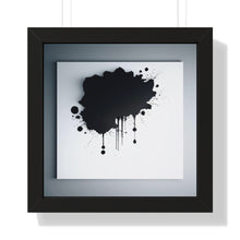 Load image into Gallery viewer, Framed Horizontal Poster/Ink Blot