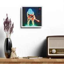 Load image into Gallery viewer, Acrylic Wall Clock Guitar girl