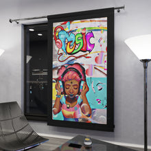 Load image into Gallery viewer, Window Curtains (1 Piece). Music Mama