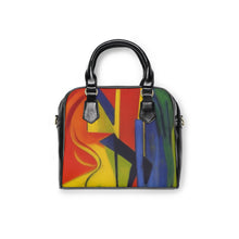 Load image into Gallery viewer, Shoulder Handbag Abstract Design