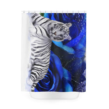 Load image into Gallery viewer, Polyester Shower Curtain/Tiger Rose