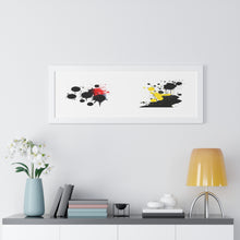 Load image into Gallery viewer, Framed Horizontal Poster Ink Blot #2