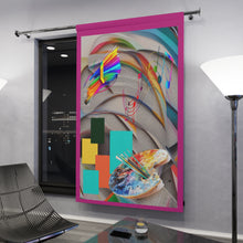 Load image into Gallery viewer, Window Curtains (1 Piece) Groovy