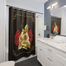 Load image into Gallery viewer, Shower Curtains Golden Rose