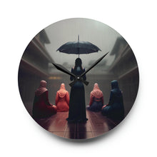 Load image into Gallery viewer, Acrylic Wall Clock/Rain Storm