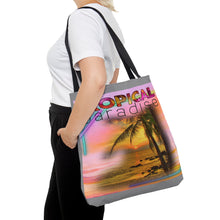 Load image into Gallery viewer, Tote Bag Paradise Beach/ Grey