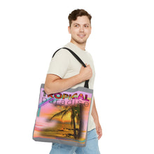 Load image into Gallery viewer, Tote Bag Paradise Beach/ Grey