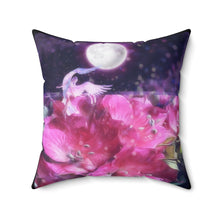 Load image into Gallery viewer, Square Accent Pillow Title: Moon Water 20x20 -TwoTone Black