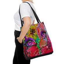 Load image into Gallery viewer, Violet Eyes Tote Bag