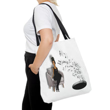 Load image into Gallery viewer, Tote Bag Print Title Lady Music