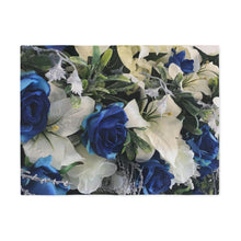 Load image into Gallery viewer, Sweatshirt Blanket Blue Rose