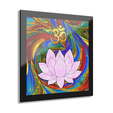 Load image into Gallery viewer, Acrylic Prints (French Cleat Hanging)Lotus Om