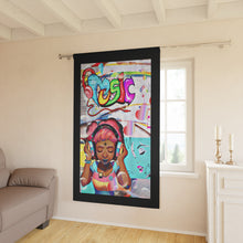 Load image into Gallery viewer, Window Curtains (1 Piece). Music Mama
