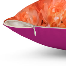 Load image into Gallery viewer, Pillow Summer Blooms two-tone pink
