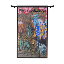 Load image into Gallery viewer, Window Curtains (1 Piece). Short North Grafitti
