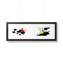 Load image into Gallery viewer, Framed Horizontal Poster Ink Blot #2
