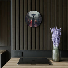 Load image into Gallery viewer, Acrylic Wall Clock/Rain Storm

