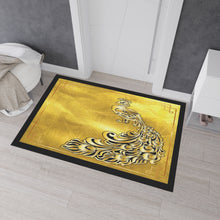 Load image into Gallery viewer, Heavy Duty Floor Mat Golden Peacock
