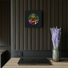 Load image into Gallery viewer, Acrylic Wall Clock/Butterfly in Flight
