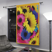 Load image into Gallery viewer, Window Curtains (1 Piece) Wild Flowers
