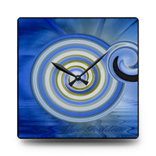 Load image into Gallery viewer, Acrylic Wall Clock The Blue Goddess
