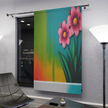 Load image into Gallery viewer, Window Curtains (1 Piece) Water Lily
