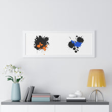 Load image into Gallery viewer, Framed Horizontal Poster Ink Blot #3
