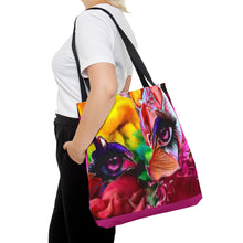 Load image into Gallery viewer, Tote Bag All over print Title: Violet Eyes 002
