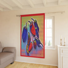 Load image into Gallery viewer, Window Curtains (1 Piece) PEPPERS POP
