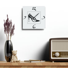Load image into Gallery viewer, Acrylic Wall Clock Its Shoe Time
