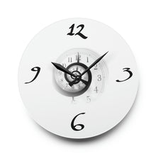Load image into Gallery viewer, Acrylic Wall Clock Swirling out of Time
