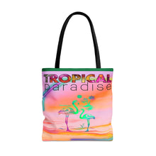 Load image into Gallery viewer, Tote Bag Flamingo /Green
