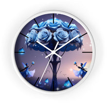 Load image into Gallery viewer, Woodden Frame Wall Clock/BlueRose
