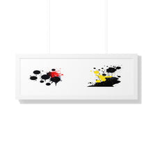 Load image into Gallery viewer, Framed Horizontal Poster Ink Blot #2
