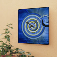 Load image into Gallery viewer, Acrylic Wall Clock The Blue Goddess
