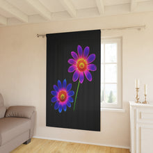 Load image into Gallery viewer, Window Curtains (1 Piece). Two Flower
